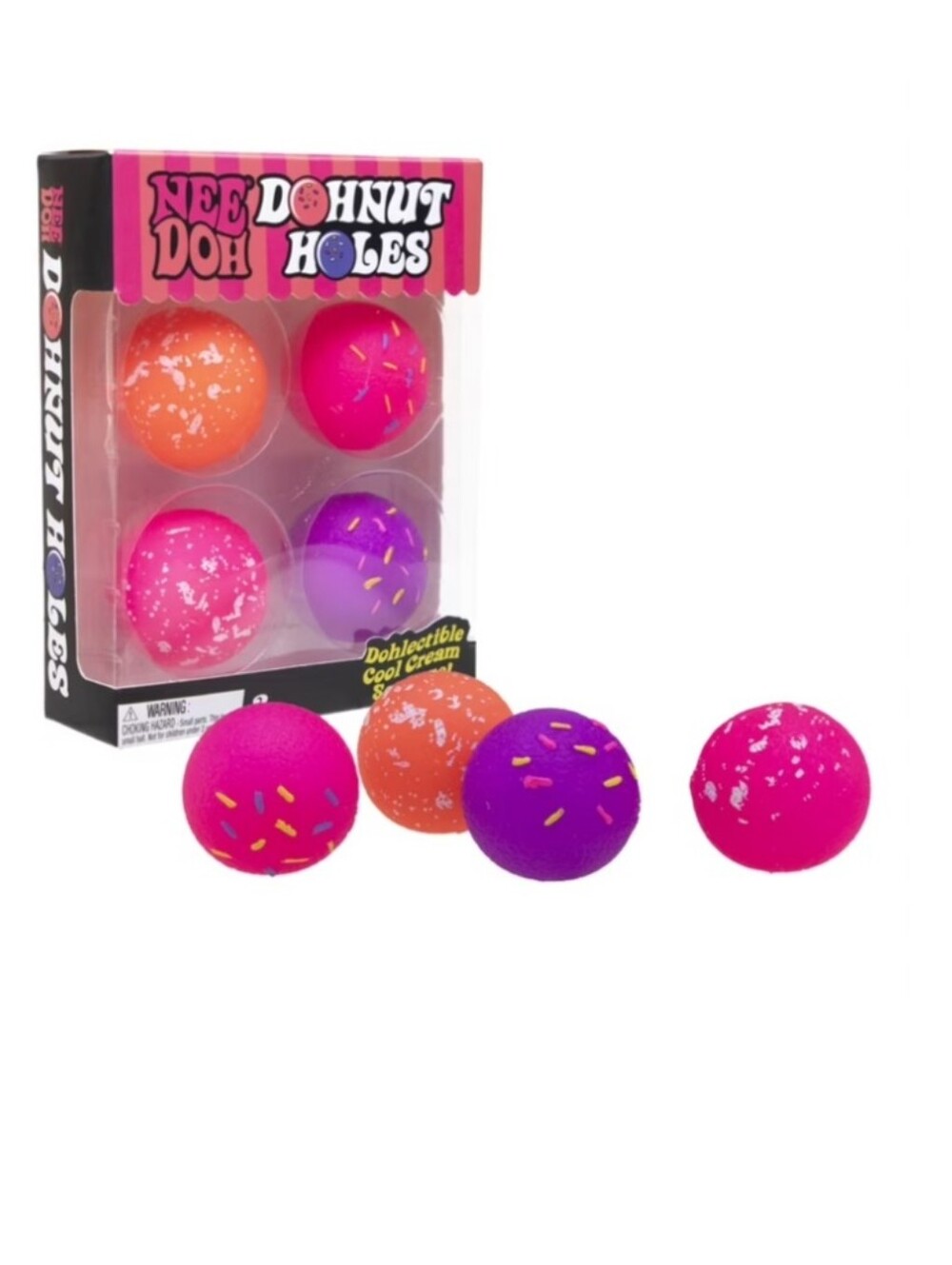 Needoh Donut Holes- 4 Pack NIB